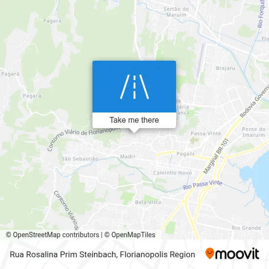 Rua Rosalina Prim Steinbach map