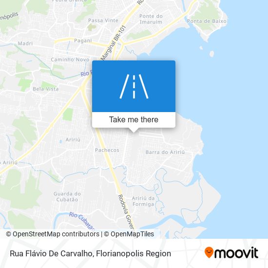 Rua Flávio De Carvalho map
