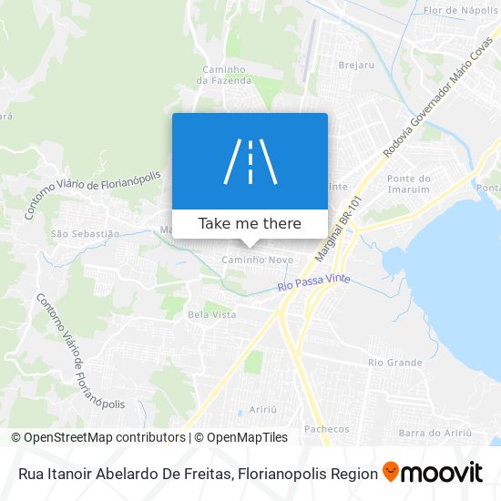 Rua Itanoir Abelardo De Freitas map