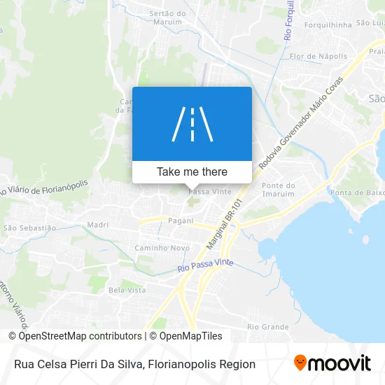 Rua Celsa Pierri Da Silva map