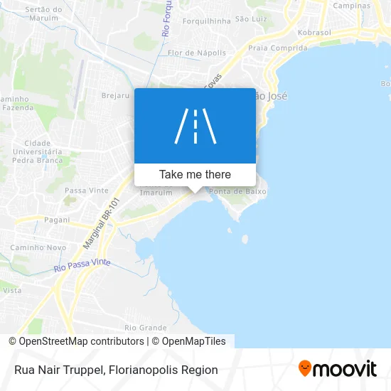 Rua Nair Truppel map