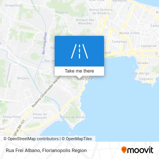 Rua Frei Albano map