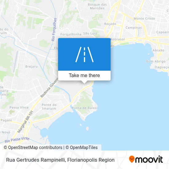 Rua Gertrudes Rampinelli map