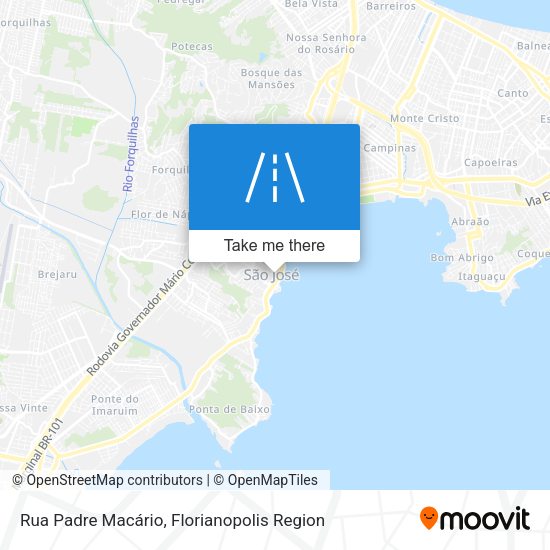 Rua Padre Macário map