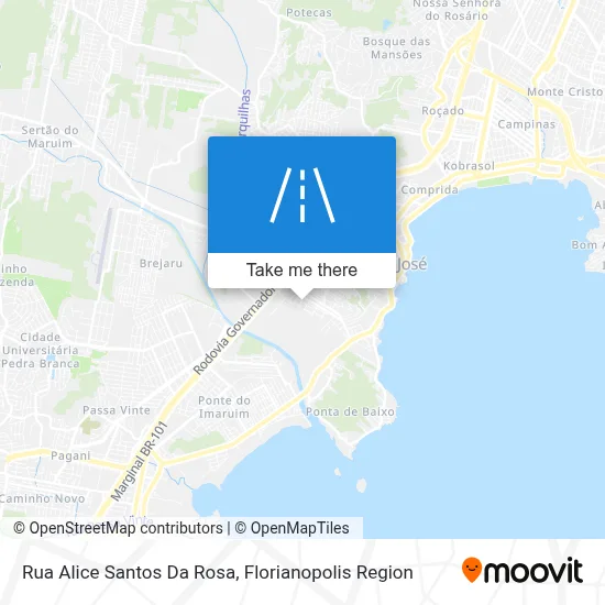 Rua Alice Santos Da Rosa map