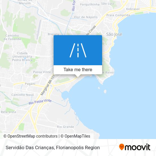 Servidão Das Crianças map