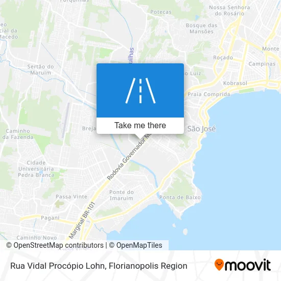 Rua Vidal Procópio Lohn map