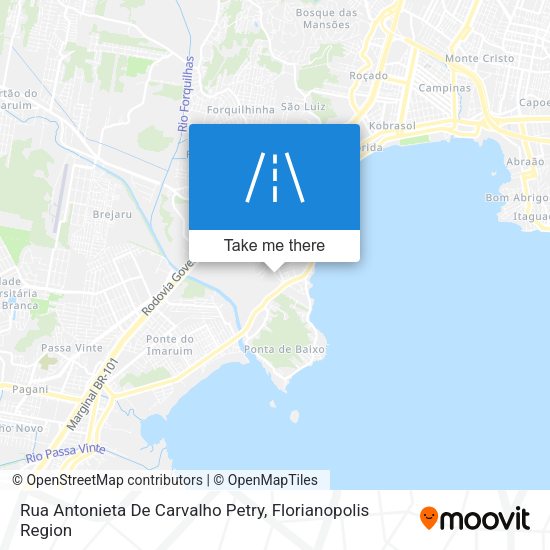 Rua Antonieta De Carvalho Petry map