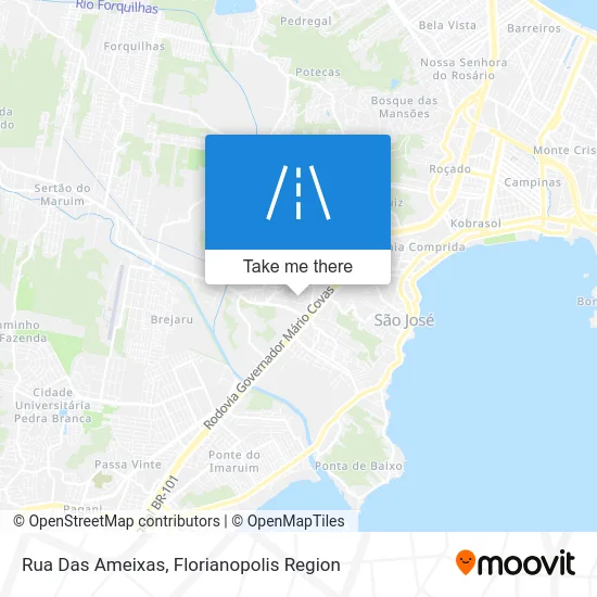 Rua Das Ameixas map