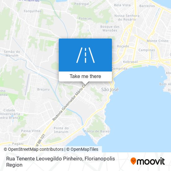 Rua Tenente Leovegildo Pinheiro map