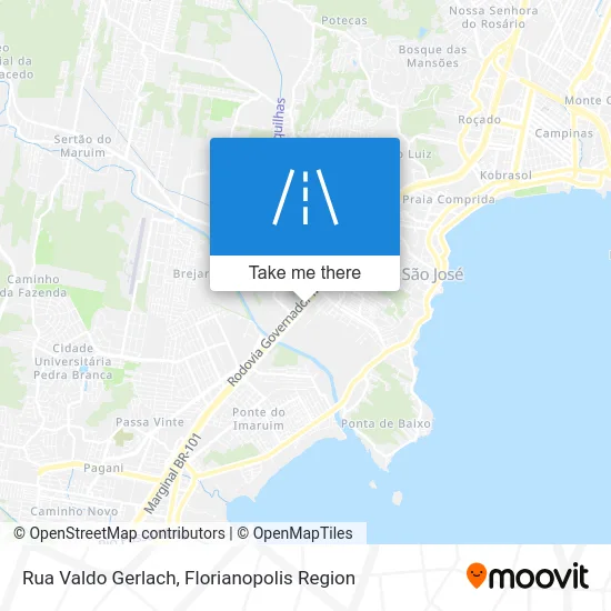 Rua Valdo Gerlach map