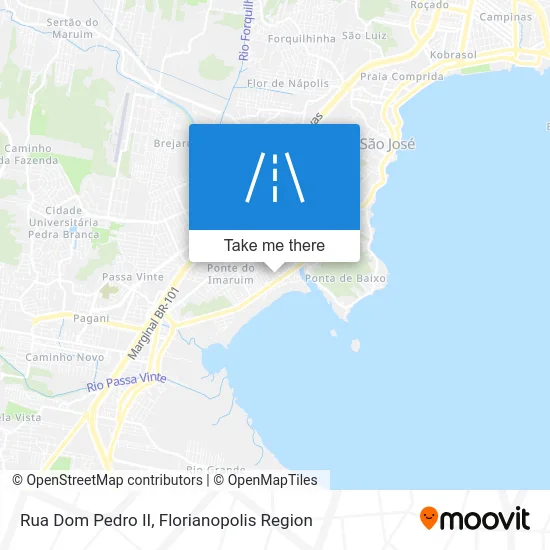 Rua Dom Pedro II map