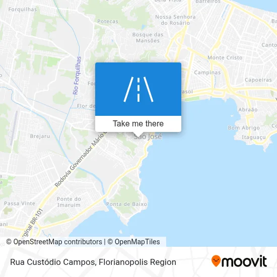 Rua Custódio Campos map