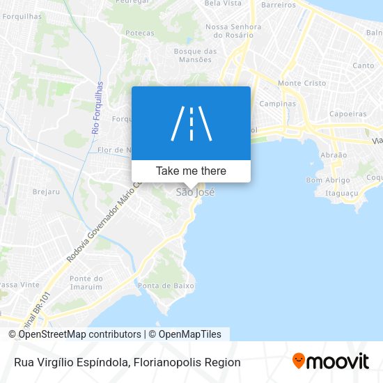 Rua Virgílio Espíndola map