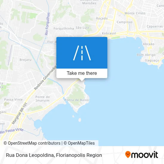 Rua Dona Leopoldina map