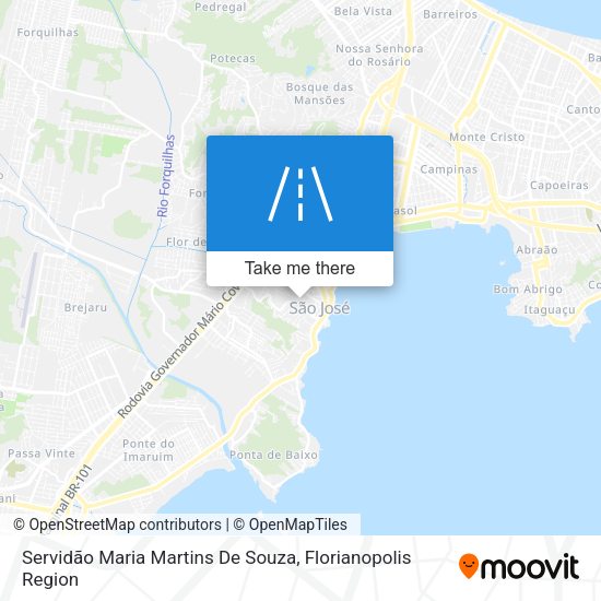 Servidão Maria Martins De Souza map