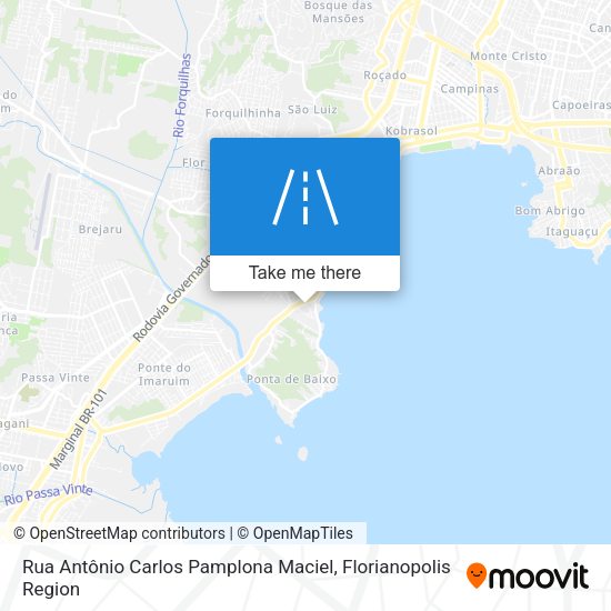 Rua Antônio Carlos Pamplona Maciel map