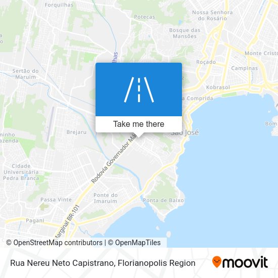 Rua Nereu Neto Capistrano map