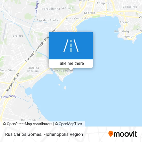 Rua Carlos Gomes map