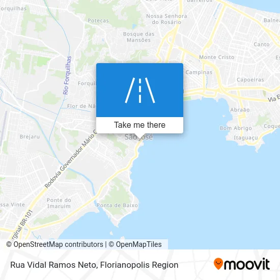 Rua Vidal Ramos Neto map