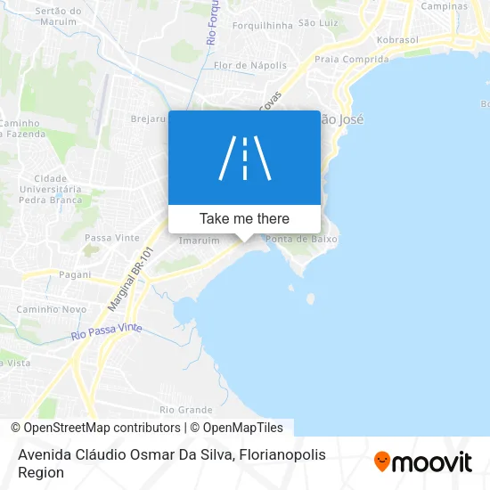 Avenida Cláudio Osmar Da Silva map