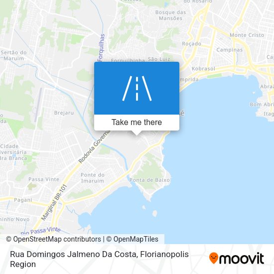 Rua Domingos Jalmeno Da Costa map
