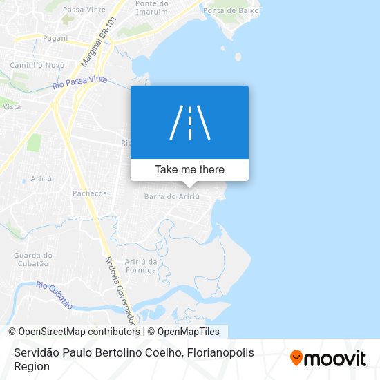 Servidão Paulo Bertolino Coelho map