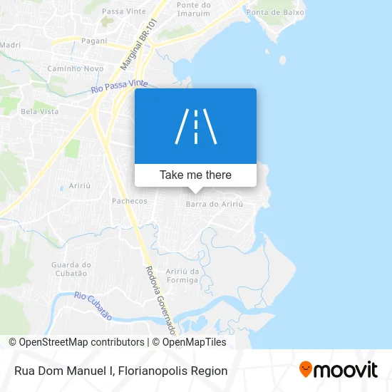 Rua Dom Manuel I map