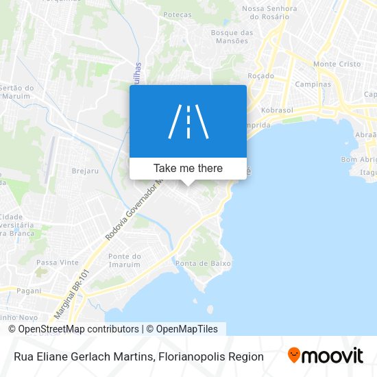 Rua Eliane Gerlach Martins map