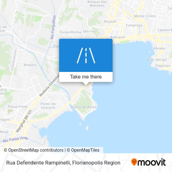 Rua Defendente Rampinelli map