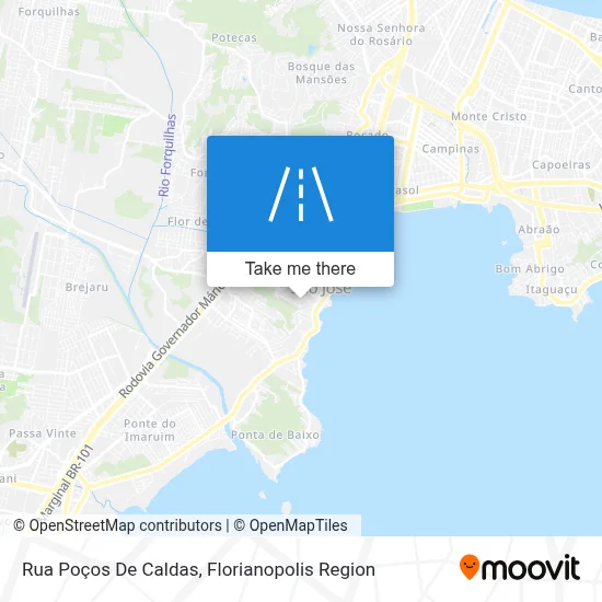 Rua Poços De Caldas map