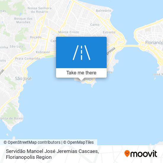 Servidão Manoel José Jeremias Cascaes map