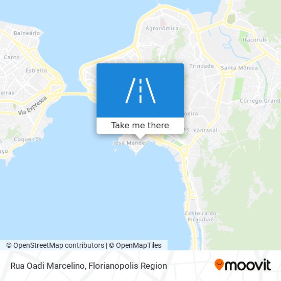 Mapa Rua Oadi Marcelino