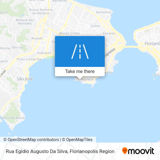 Rua Egídio Augusto Da Silva map
