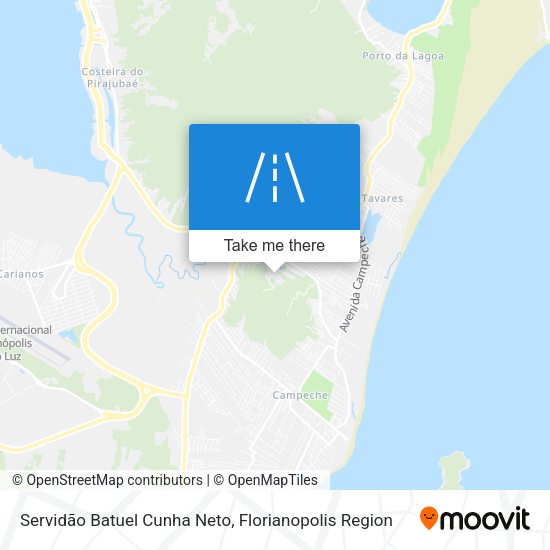 Servidão Batuel Cunha Neto map