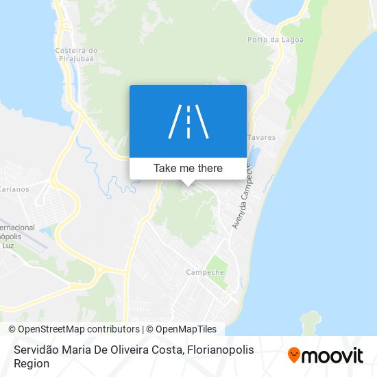 Servidão Maria De Oliveira Costa map