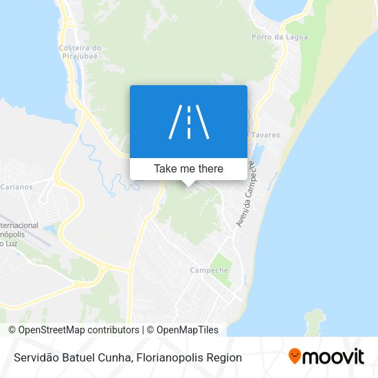 Servidão Batuel Cunha map