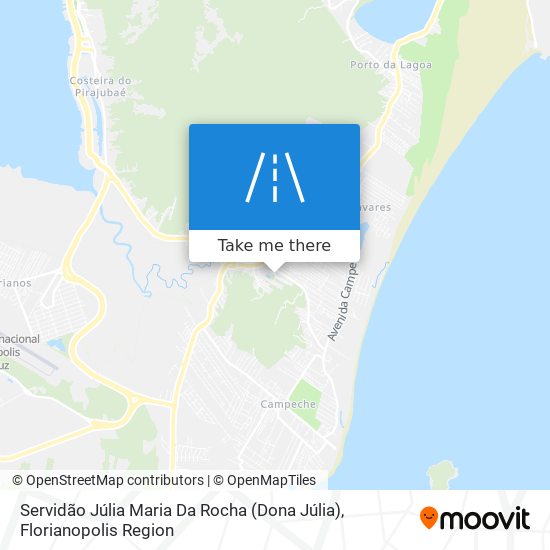 Servidão Júlia Maria Da Rocha (Dona Júlia) map