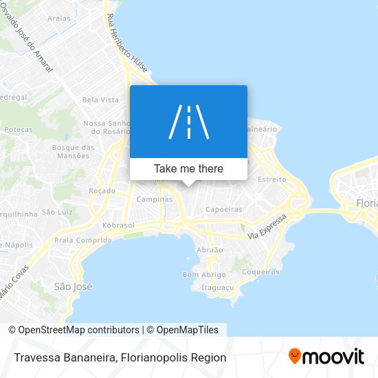 Travessa Bananeira map