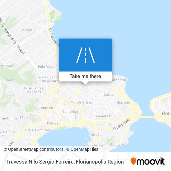 Mapa Travessa Nilo Sérgio Ferreira