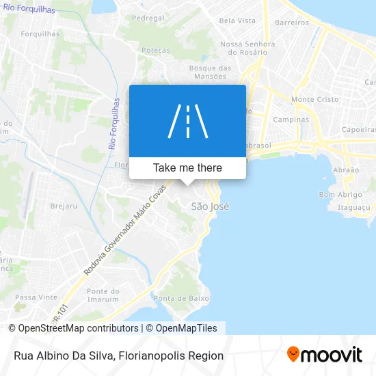 Rua Albino Da Silva map
