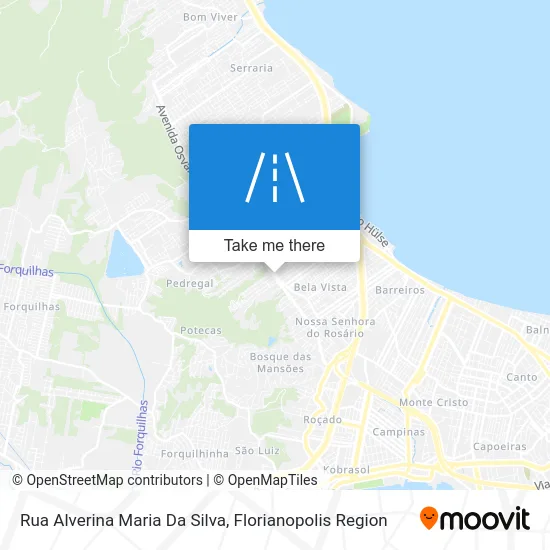 Rua Alverina Maria Da Silva map