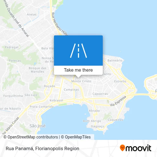 Rua Panamá map