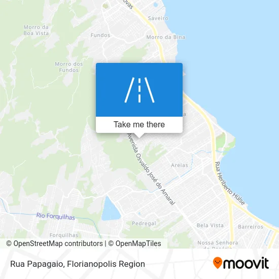 Rua Papagaio map