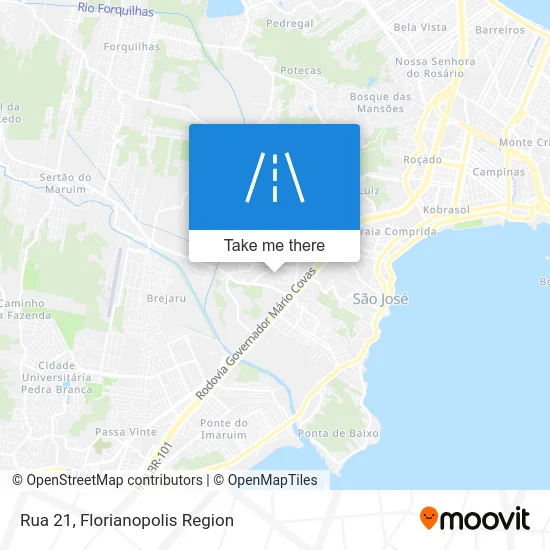 Rua 21 map