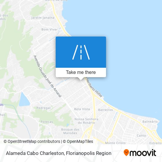 Mapa Alameda Cabo Charleston