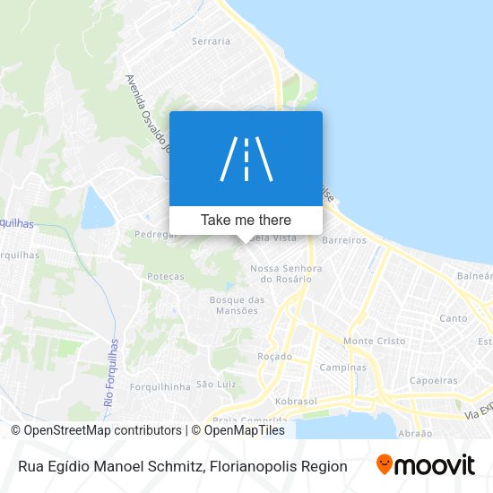 Rua Egídio Manoel Schmitz map