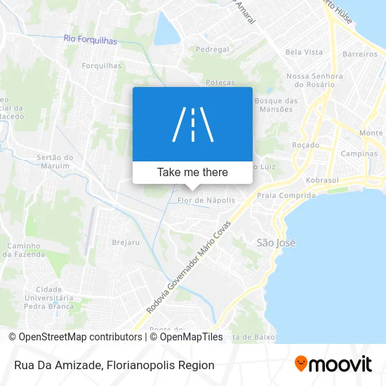 Rua Da Amizade map