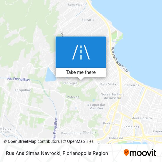 Rua Ana Simas Navrocki map