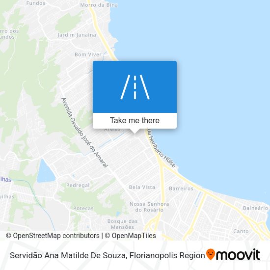 Servidão Ana Matilde De Souza map